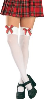 Unbranded Fancy Dress Costumes - School Girl Thigh High Stockings