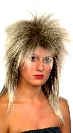 Unbranded Fancy Dress Costumes - Tina Wig GREY and BLACK