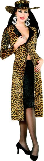 This complete three piece costume includes brown & black colour crushed velvet skirt, jacket and