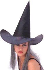 Unbranded Fancy Dress Costumes - Witch Hat With Hair