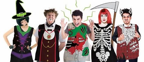 Fancy Dress Ponchos In addition to our classic emergency outfit collection we bring you the horror addition. You and friends can turn up to a horrific party looking like you made the effort to dress up with no effort at all. With 5 costumes to choose