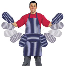 Faringdon Basics apron  adults  PVC  medium  100 cotton drill with PVC coating  wipe clean only  68c