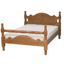 Farnham Pine bolster rail double bed furniture