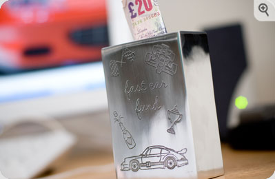 Fast Car Fund Money Box A stylish and chic gift for girls who love to travel with a touch of class! 