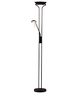 Unbranded Father and Child Painted Floor Lamp - Black