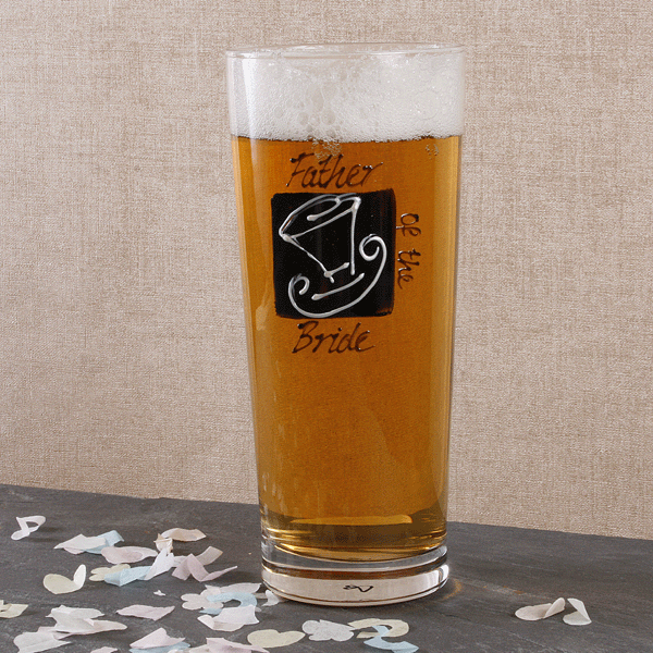 Unbranded Father Of The Bride Pint Glass