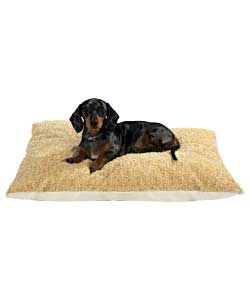 Unbranded Faux Fur Pet Bed - Tan