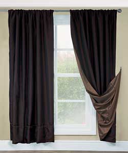 100 polyester.Slot top.Hook included for pinning curtain back.Dry clean only.Width 66in/168cm.Drop 9