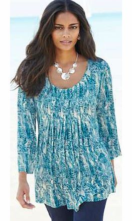 Unbranded Feather Print Tunic