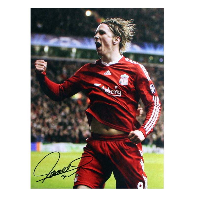 Unbranded Fernando Torres Signed Photo: Goal Against Real Madrid