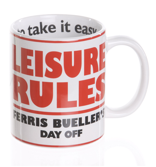 Unbranded Ferris Bueller Leisure Rules Mug