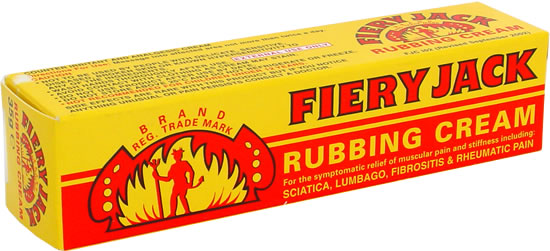 Fiery Jack Rubbing Cream Tube 35g