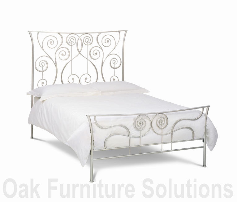 Unbranded Figaro Alloy Bedstead - 135cm - Double and 150cm
