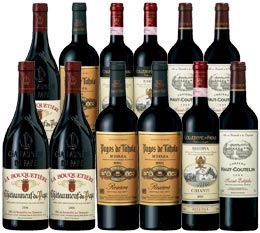 Magnificent fine dining reds from Rioja Bordeaux Chateauneuf-du-Pape and beyond.