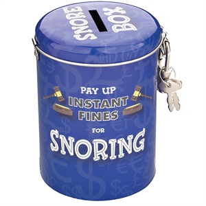 Unbranded Fines For Snoring Money Tin