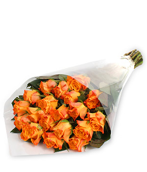 Unbranded Finest Bouquets - 20 Kenyan Orange Roses