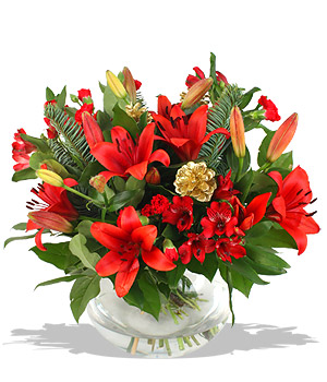 Unbranded Finest Bouquets - Christmas Hand-tied