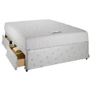 This Tesco double divan set is part of our Tesco Finest range. Upholstered in the finest quality dam