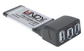 FireWire & USB 2.0 Combo - 3 Port  ExpressCard/34