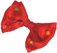 Unbranded Flashing Bow Tie Red