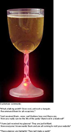 Unbranded Flashing Wine Goblet