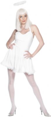This Angel Costume Is Sure To Liven Up Any Christmas Party.  Will Fit Dress Size 10-12 Bust 32-38