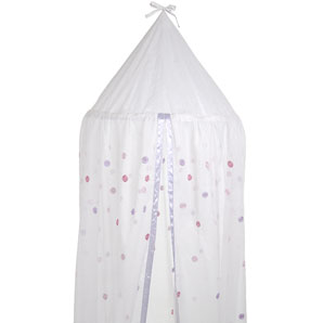 Add the final, fairytale touch to your childs bedroom with this cotton canopy
