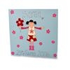 Unbranded Flower Girl Personalised Canvas: 51cm x 51cm - large