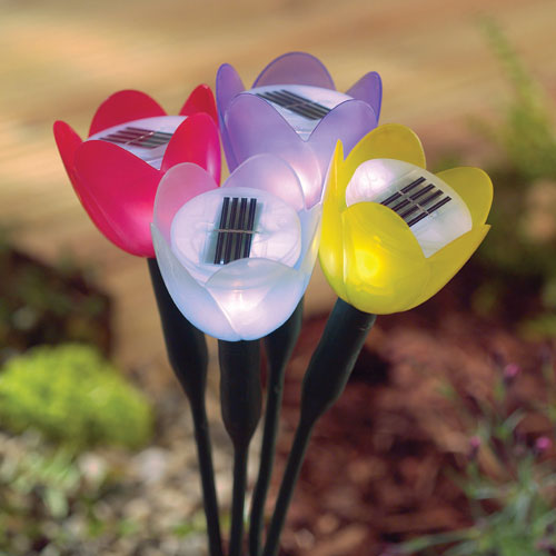 Create an amazing floral display bursting with colour and light at night. These Flower Glows feature