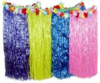 Give your Hawaiian party a citrus zing with these brightly coloured flowered hula skirts