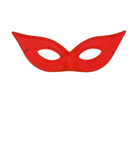 Unbranded Flyaway Satin eyemask, red