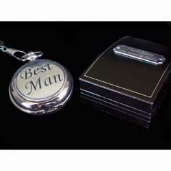 Unbranded Fob Watch With Personalised Gift Box Usher