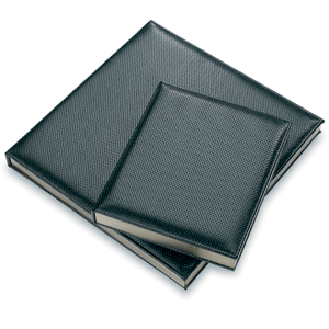 The Folio is a stylish and creatively designed album. The cover is made from smart black perforated