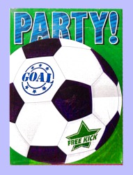 Party Supplies - Football Goal - Invitations pack of 8