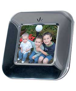 Dont just give a picture, personalise this gift with a touching personal message. Silver finish