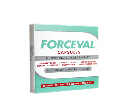 Forceval Capsules 15: Express Chemist offer fast delivery and friendly, reliable service. Buy Forceval Capsules 15 online from Express Chemist today!