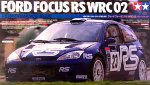 Ford Focus RS Blue WRC 02 1:24 Scale Kit, Tamiya toy / game