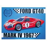 Ford GT40 tribute plaque