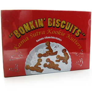 Unbranded Four Kama Sutra Bonking Biscuit Cookie Cutters