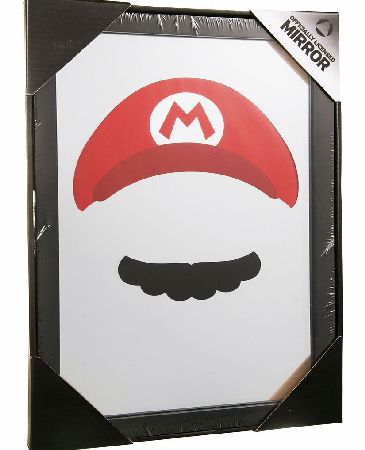 Unbranded Framed Nintendo Mario Face Mirror
