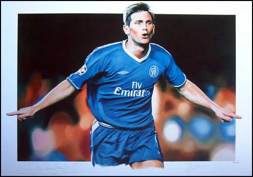 Unbranded Frank Lampard signed limited edition print - WAS andpound;189.99