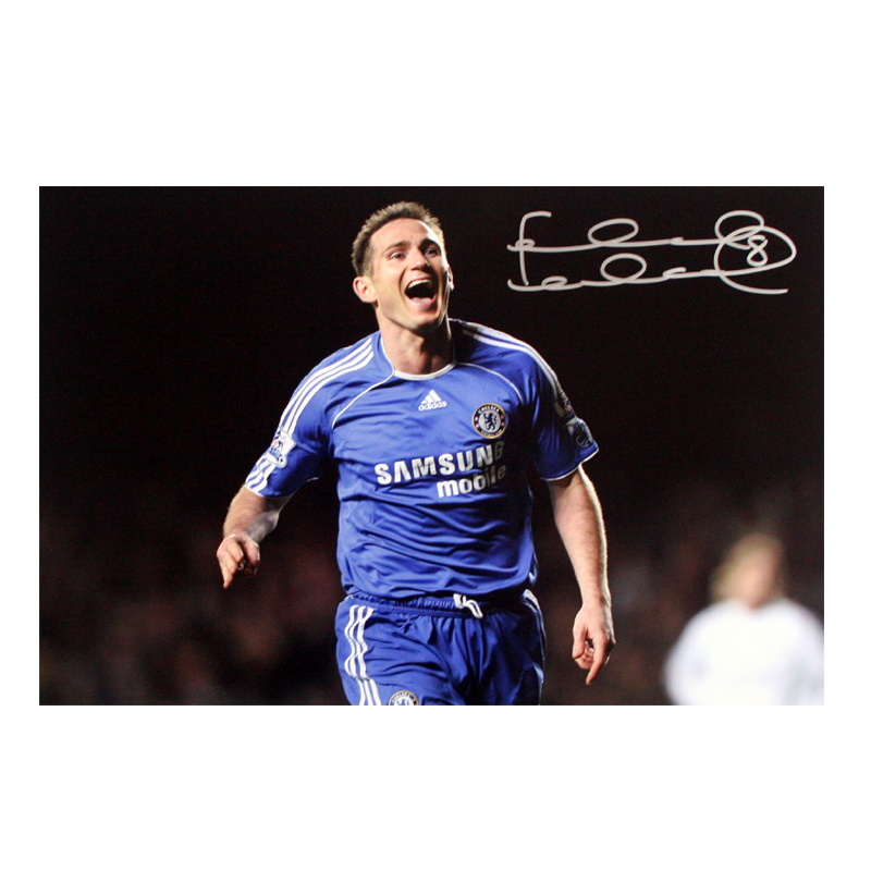 Unbranded Frank Lampard Signed Photo - In Action For Chelsea
