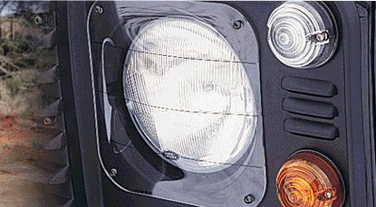Front acrylic headlamp protectors (pair)