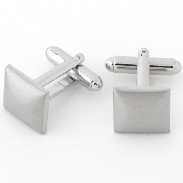 Unbranded Frosted Square Cufflinks