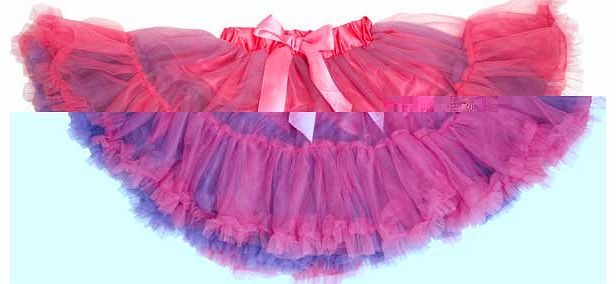 Frothy Tutu Skirt Pink and Cream 3 - 8 years