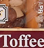 Fruit and Nut Toffee - smooth creamy toffee crammed with brazil nuts, sultanas and raisins - in slab