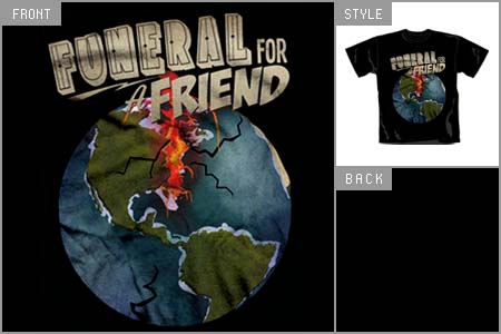 Unbranded Funeral For A Friend (Globe) T-Shirt cid_7622TSBP