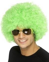 Unbranded Funky Afro Wig - Green
