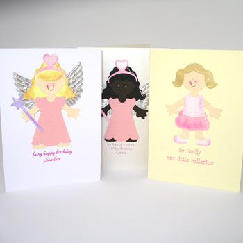 Dedicate one of these gorgeous cards to the lucky little girl in your life and watch her face light 