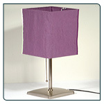 This funky table lamp is cool and modern